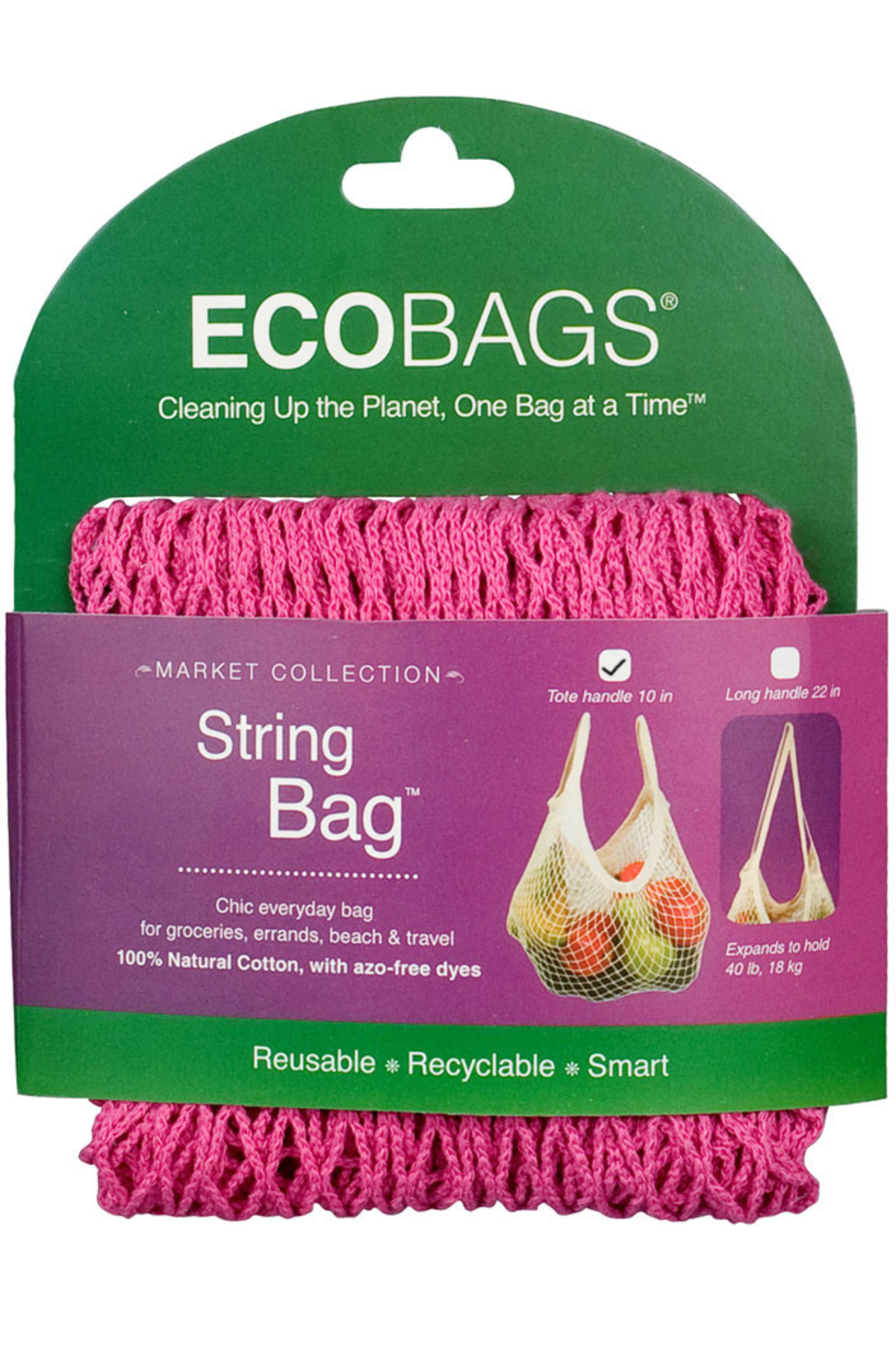 PACKAGED STRING BAG - LONG HANDLE - RETIRED PACKAGING.